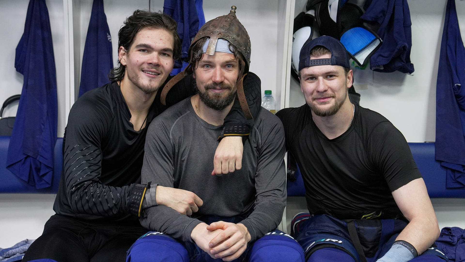 Победная раздевалка после матча с «Сочи»